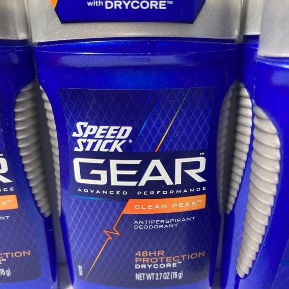 Speed Stick Gear Clean Peak Antiperspirant Deodorant 5 Sticks DISCONTINUED - Picture 4 of 13